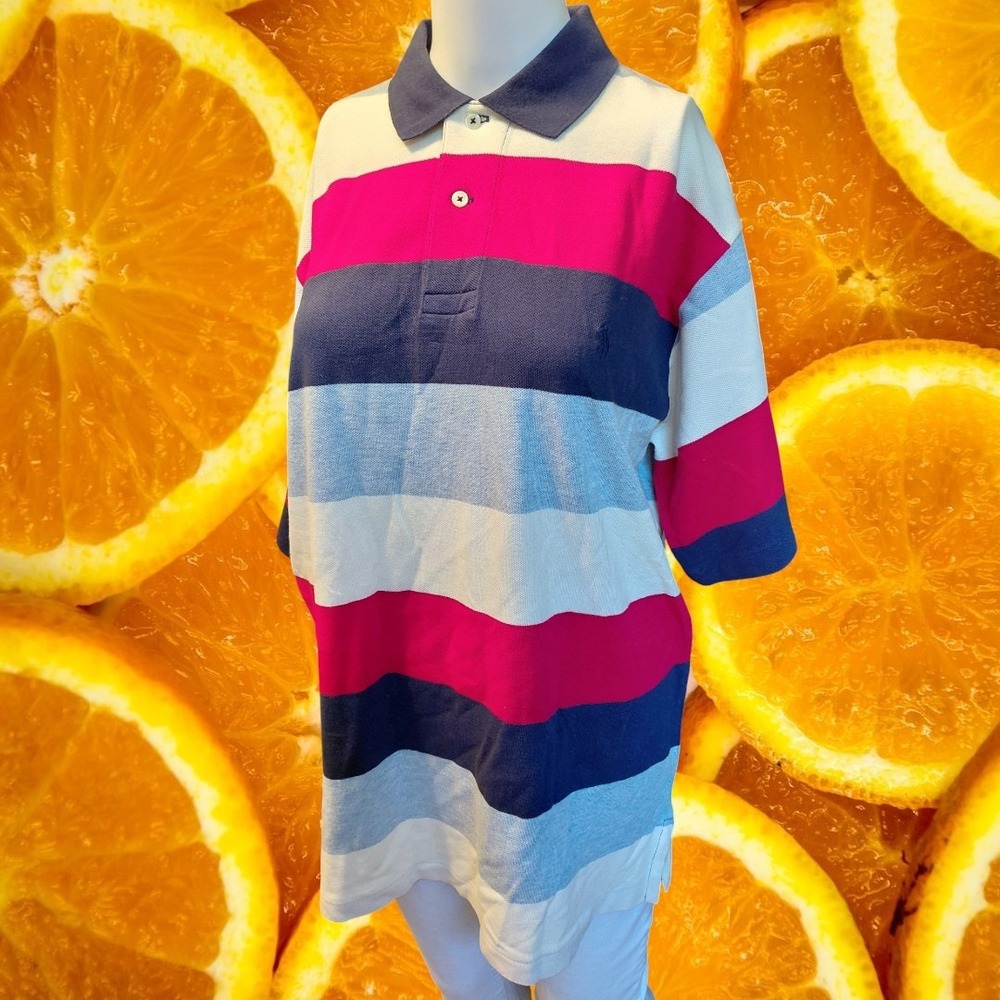 Polo by Ralph‎ Lauren Striped Polo Shirt Short Sleeve Cotton